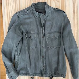 Rails sage green jean jacket.  Only worn a few times.